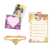 Personalized Photo Magnetic Clip, To Do Planner, and Bro Rakhi Gift Hamper